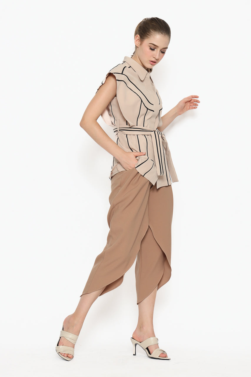 Bloom et Champs Tosca List Krem/Pocket Tulip Pants