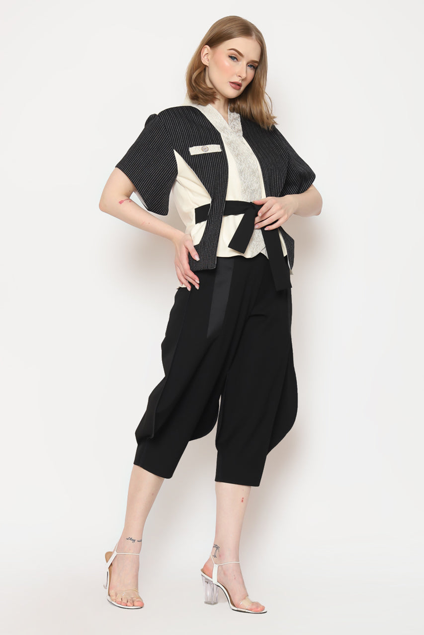 Bloom et Champs Kimono Monochrome