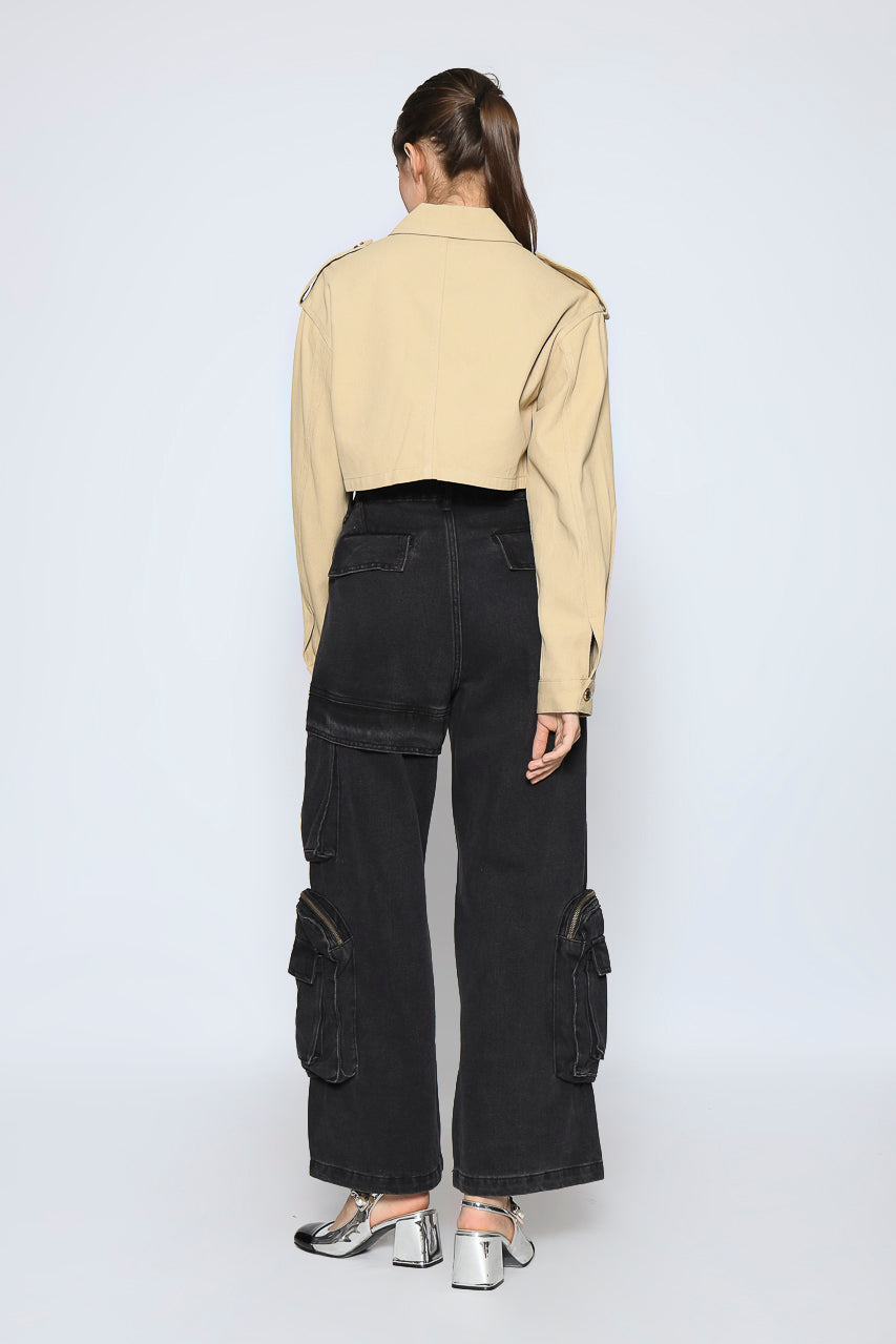 Bloom et Champs Beige Corduroy Jacket