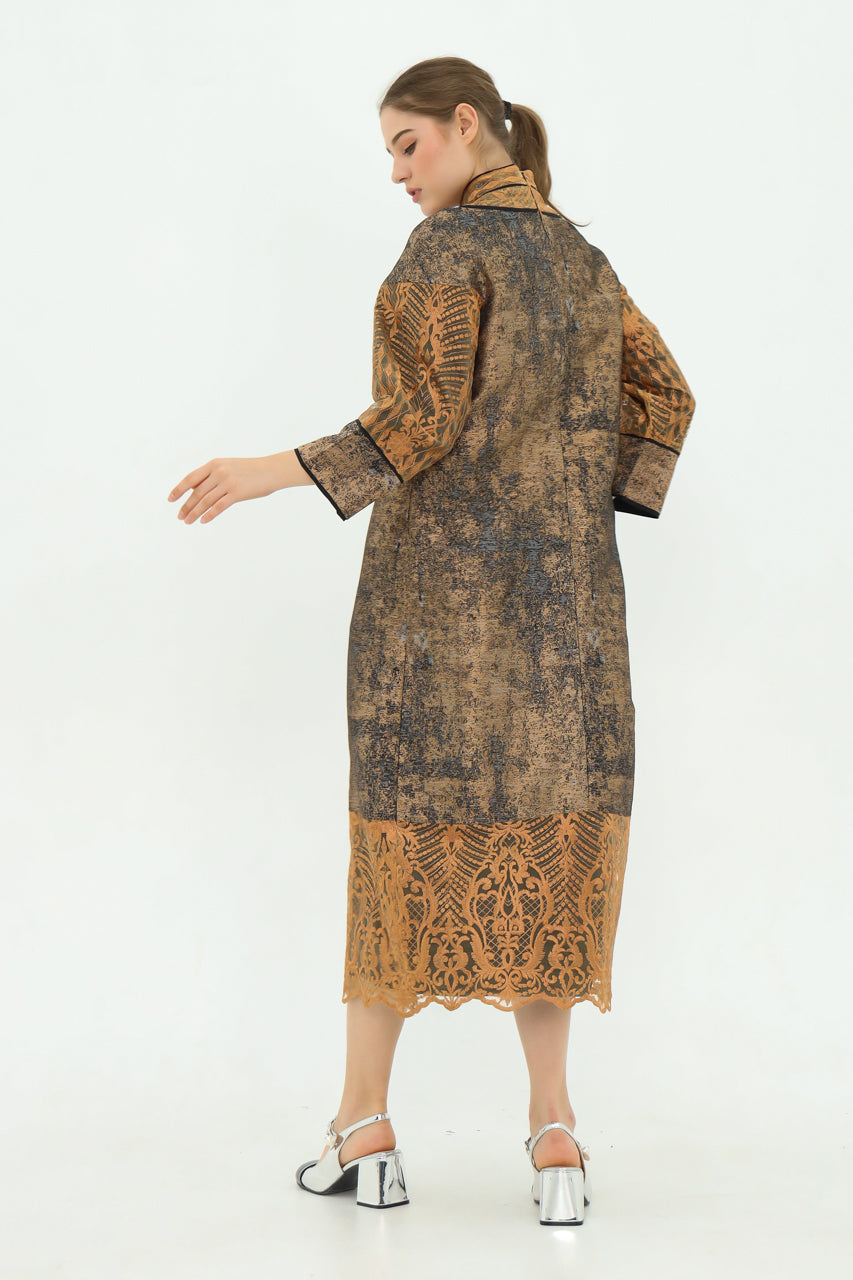 Bloom et Champs Dress Karung Jacquard