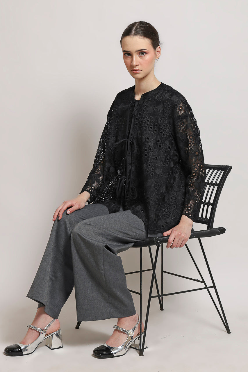 Bloom et Champs Kimono Tali Pita Hitam