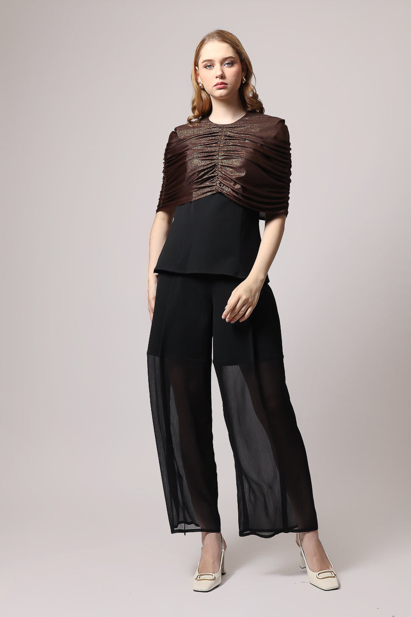 Bloom et Champs Top Coco Kerut/ Celana Alena Chiffon