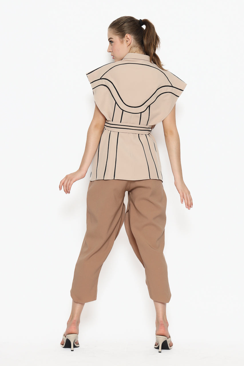 Bloom et Champs Tosca List Krem/Pocket Tulip Pants