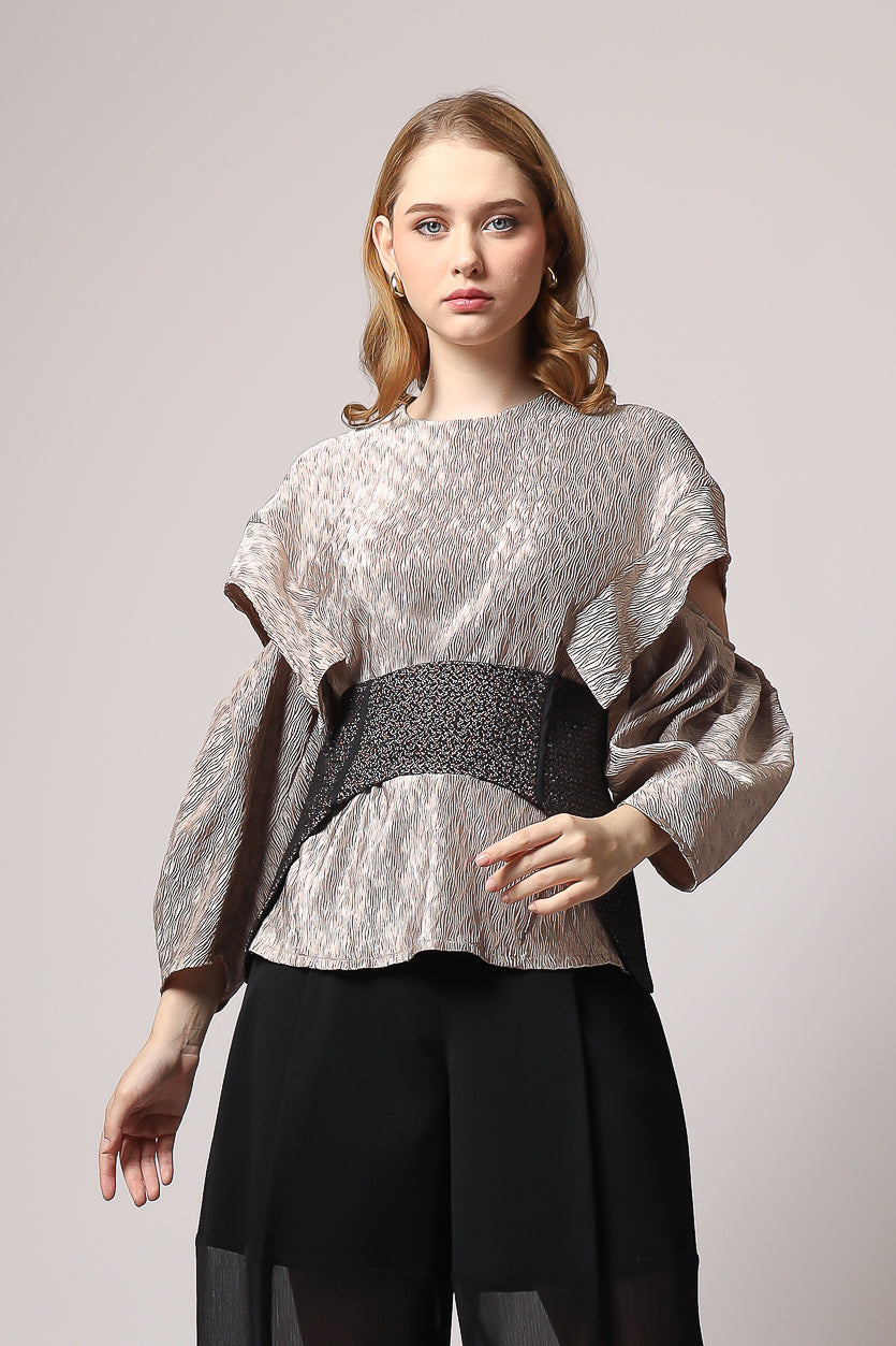 Bloom et Champs Top Obi Jacquard/Bloom Celana Alena Chiffon