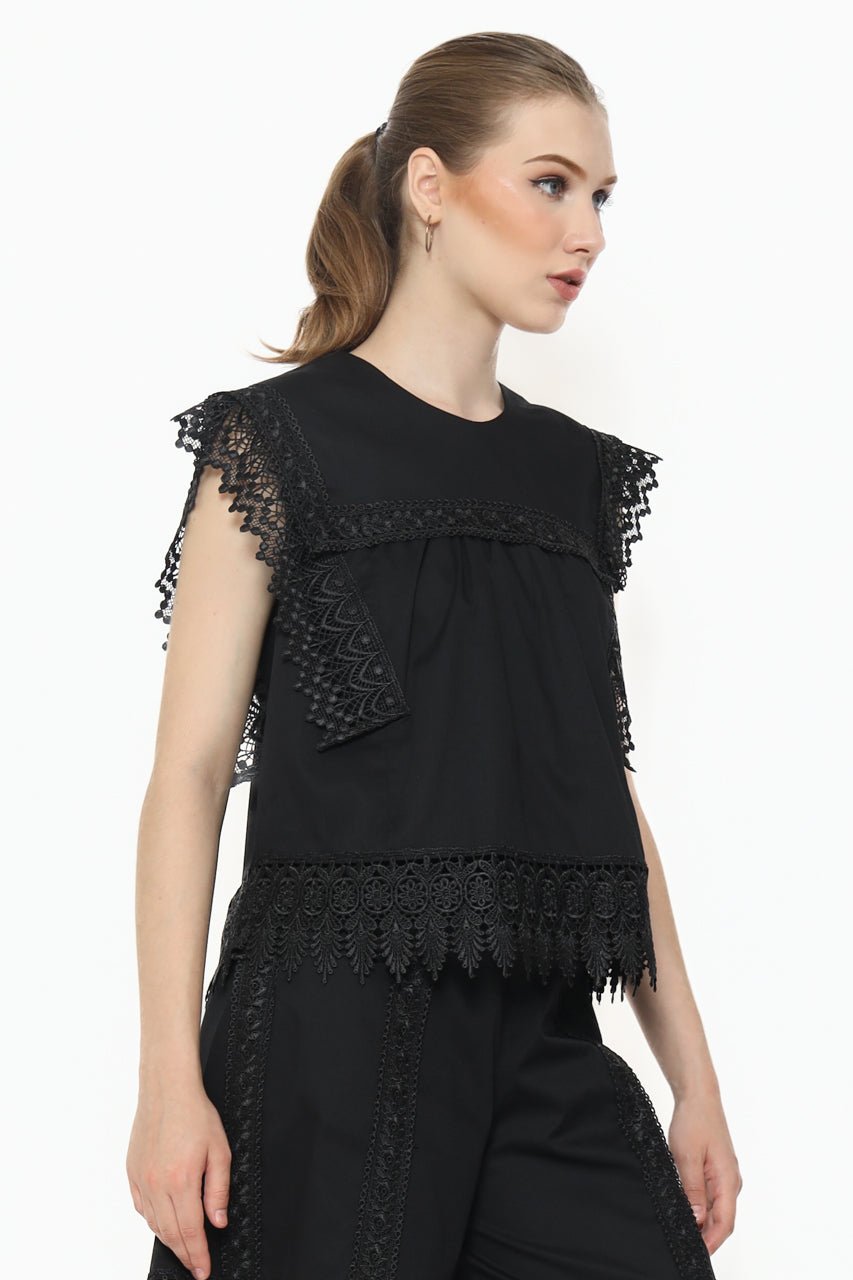 Bloom et Champs Kemeja Katun Renda