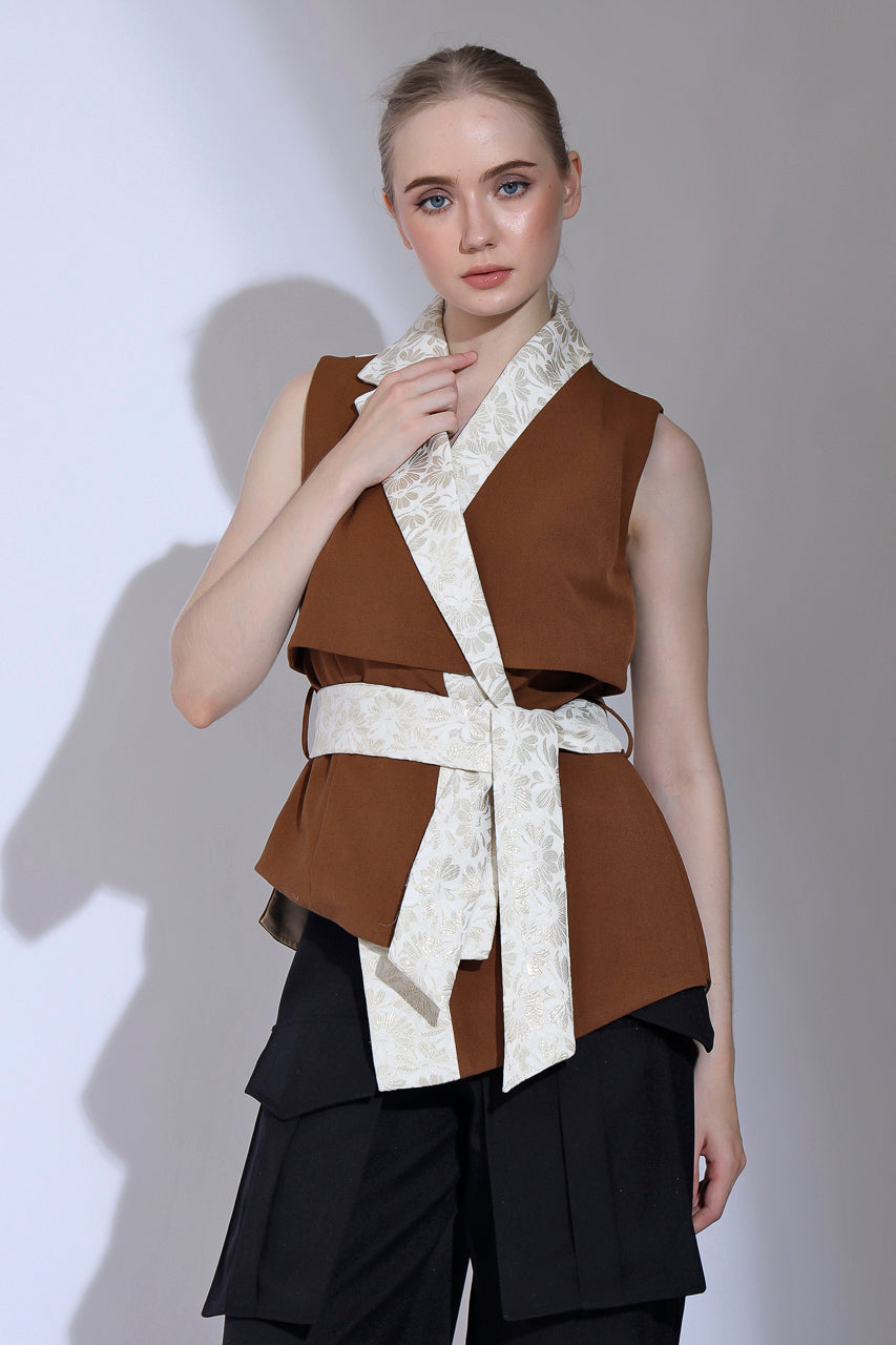 Bloom et Champs Vest Jinjet Terracotta