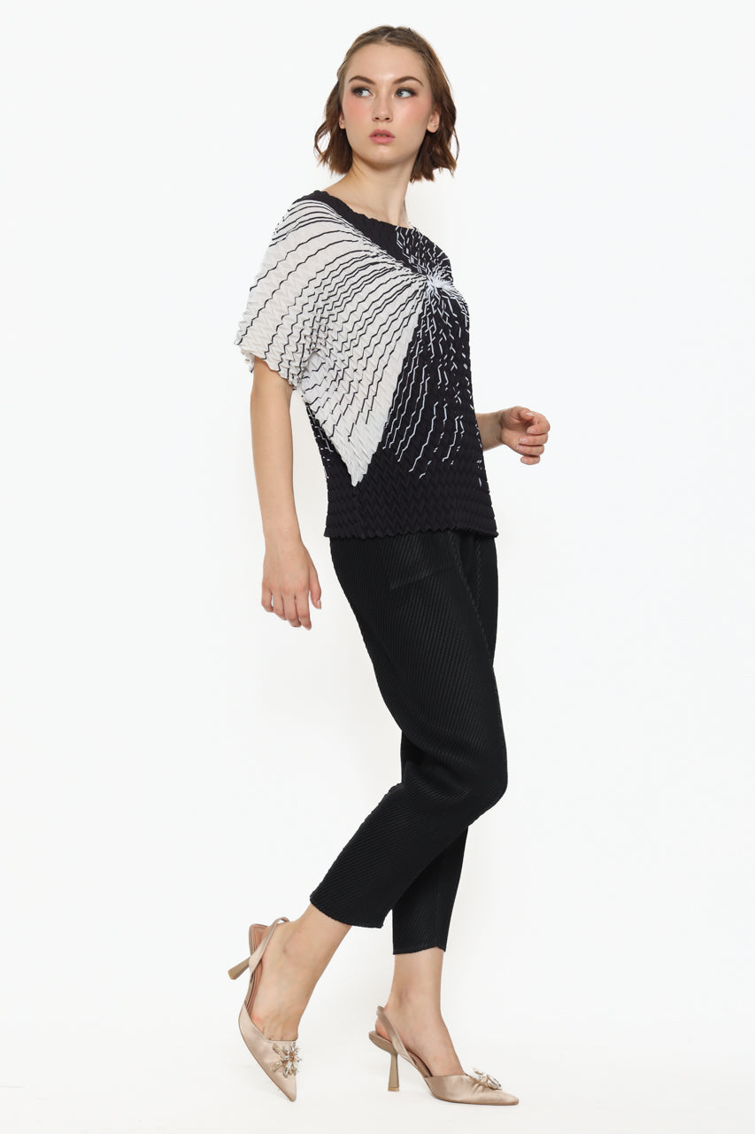 Bloom et Champs Stalactite Pleats/Textured Pleats Pants