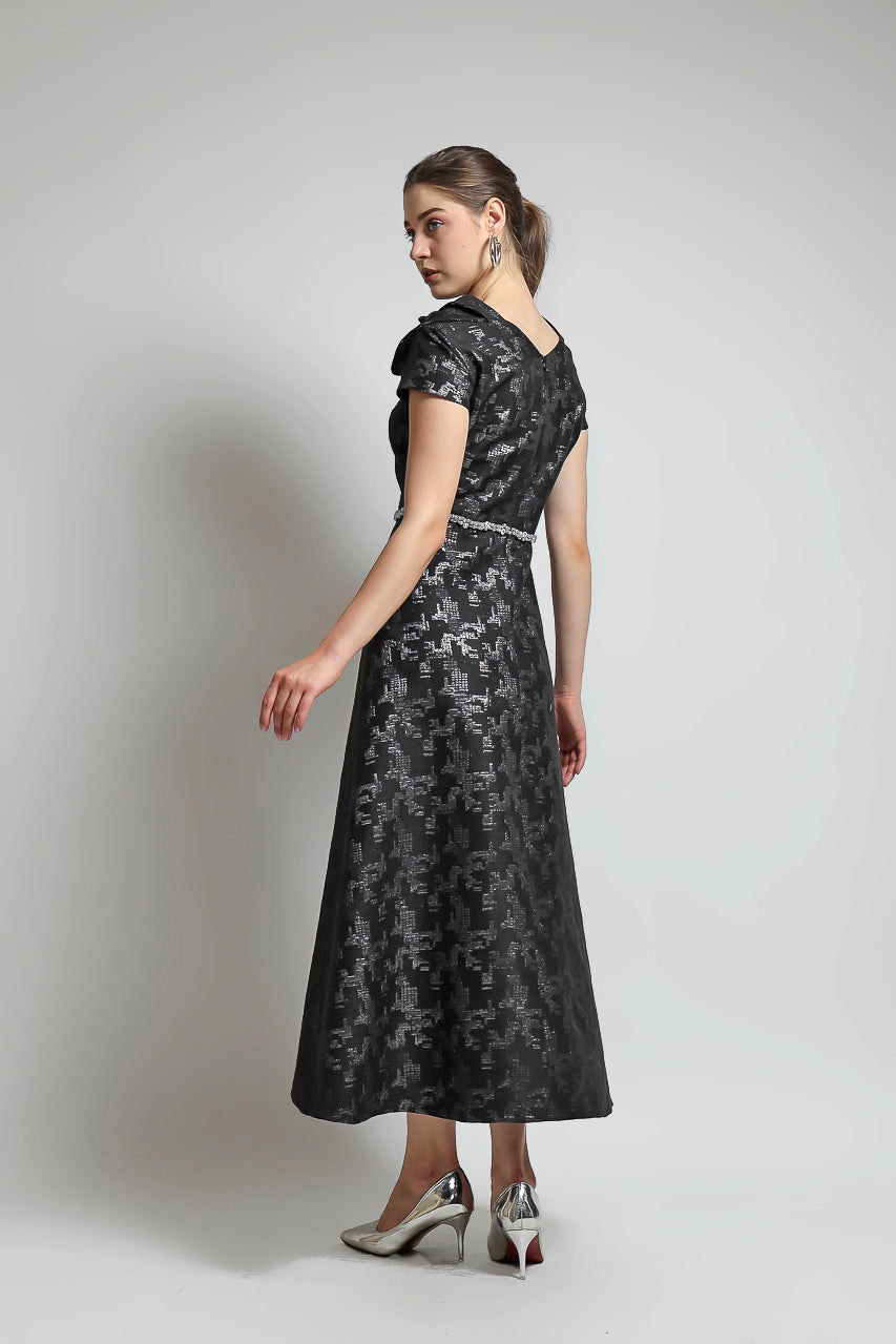 Bloom et Champs Rosies Jacquard Dress