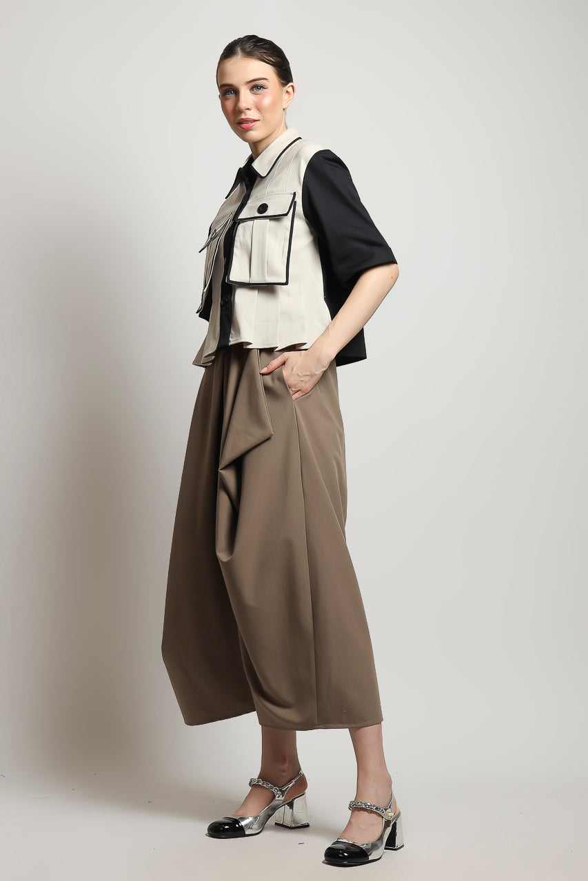 Bloom et Champs Kemeja Kantong Lipat