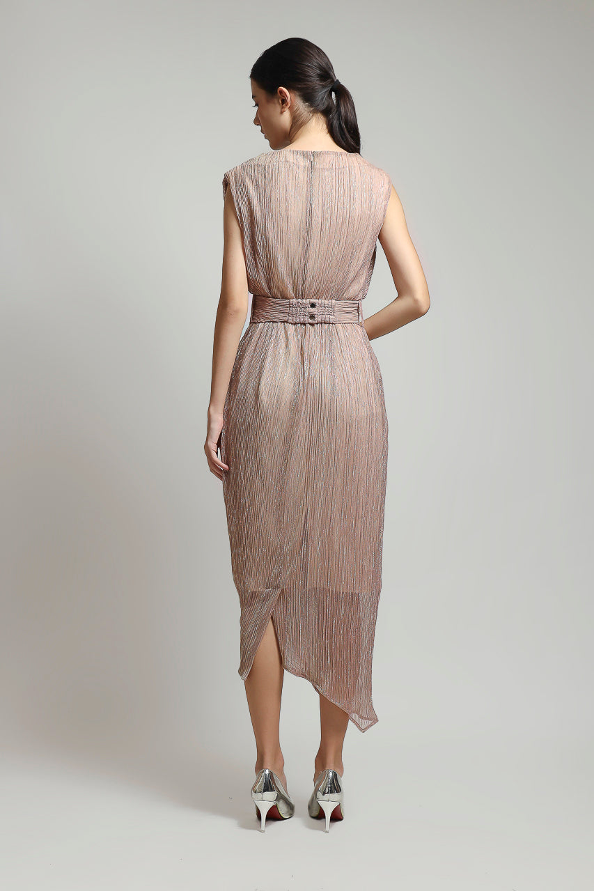Bloom et Champs Silverish Dress Nude