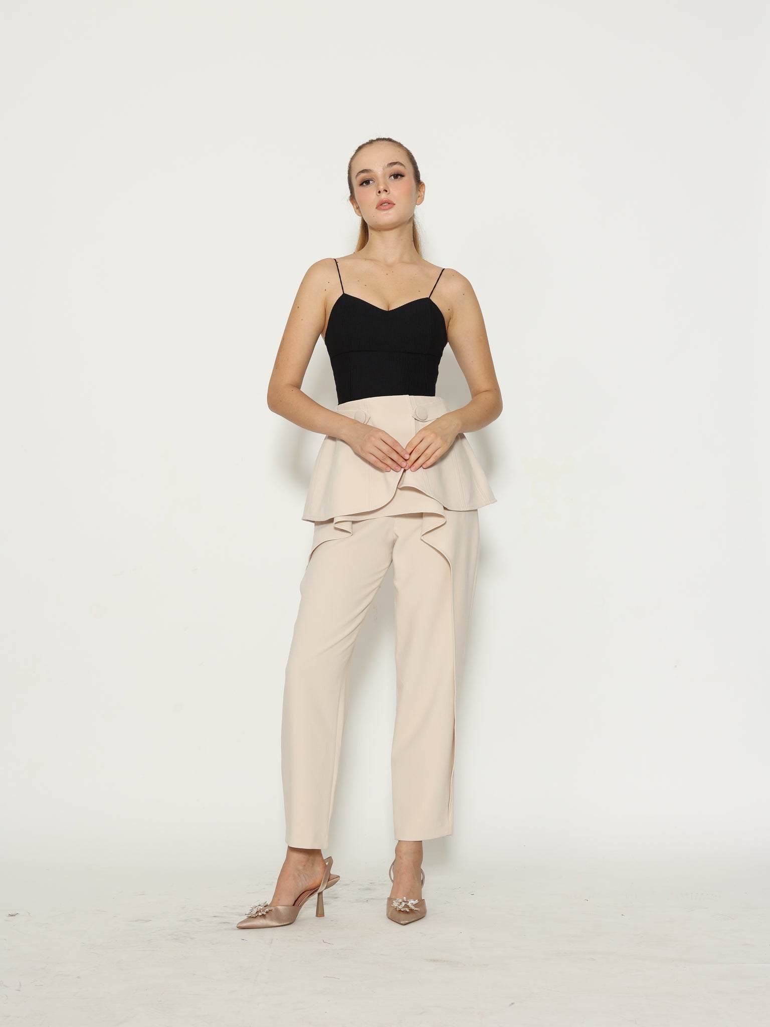 Bloom et Champs Peplum Pants