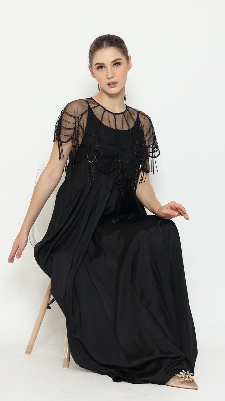 Bloom et Champs Kaftan Spaghetti Dress and Bolero