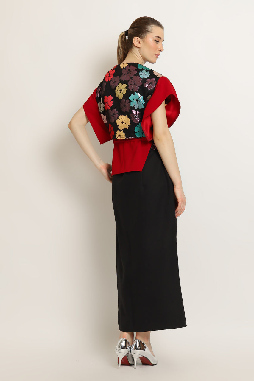 Bloom et Champs Batwing Top Floral