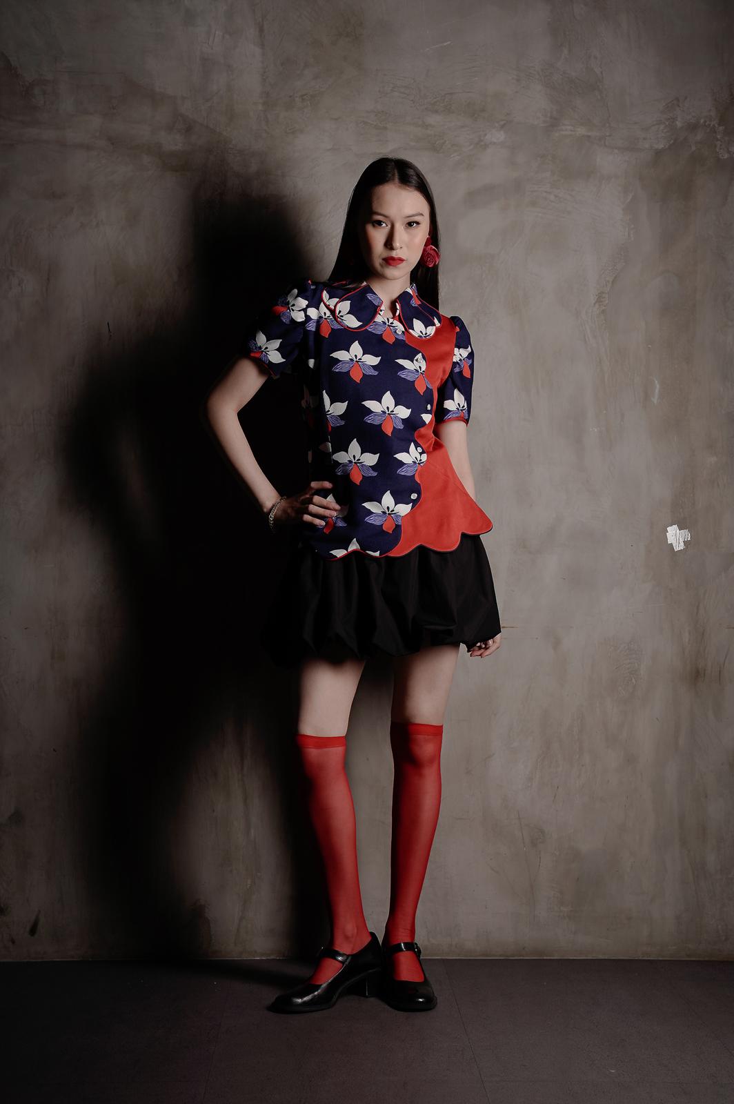 Bloom et Champs Scalloped Sakura Shirt