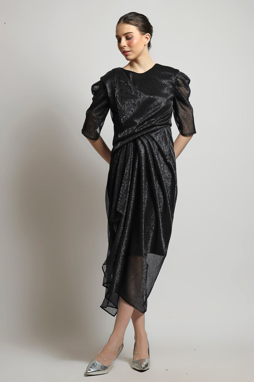 Bloom et Champs Dress Tangan Balloon Glitter