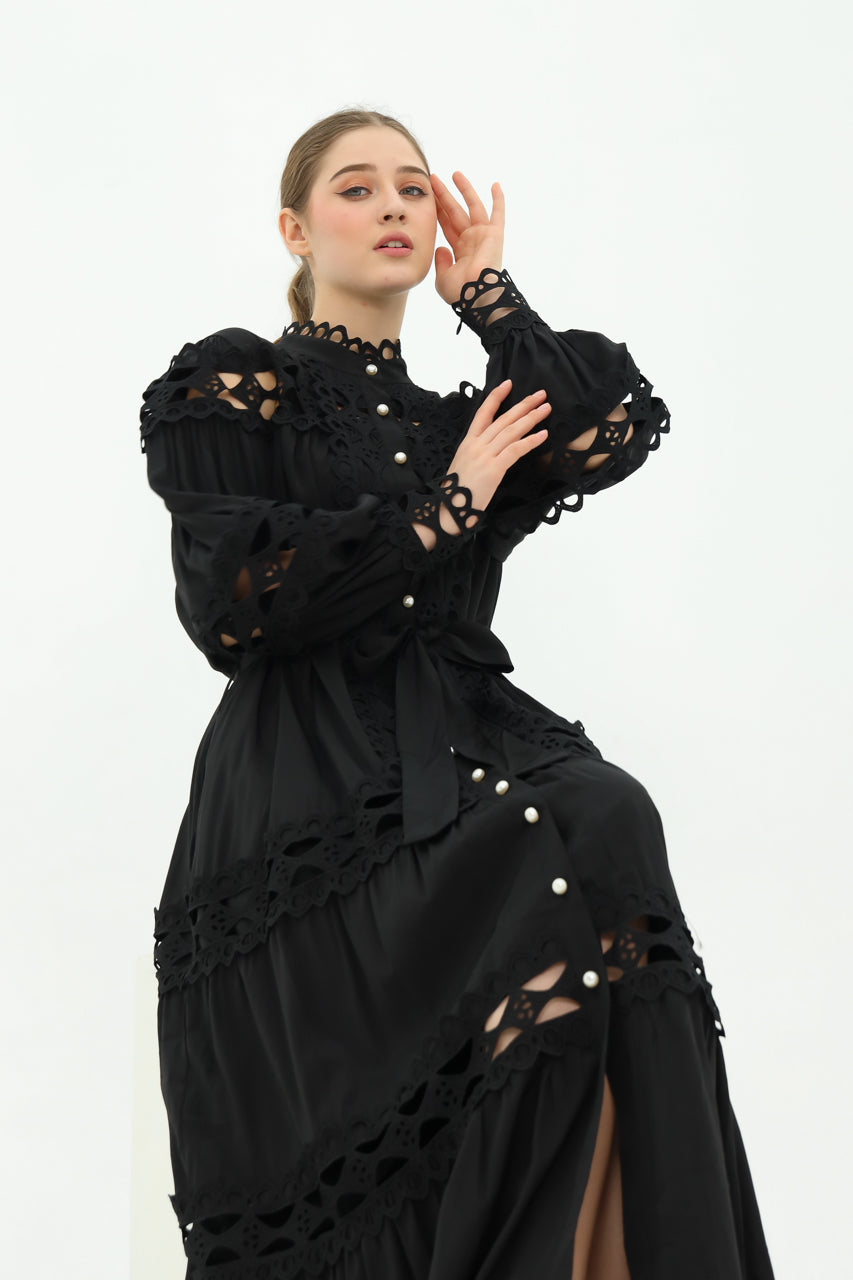 Bloom Lace Long Dress