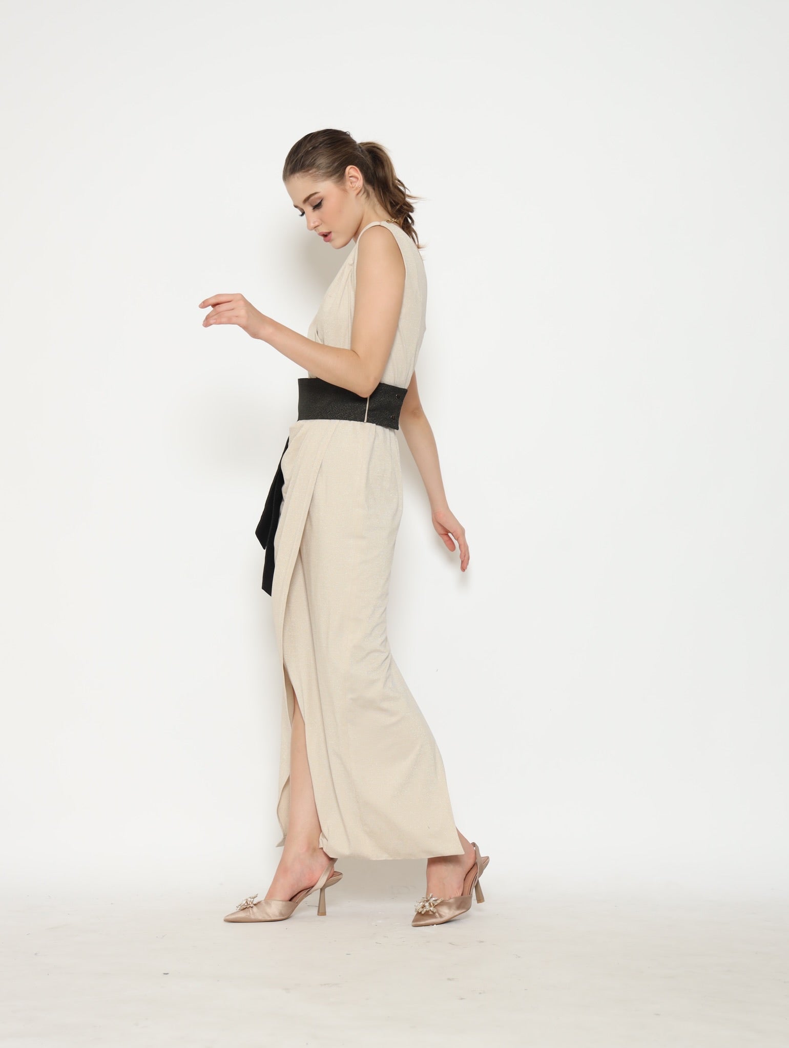 Bloom et Champs Dress Ploi in Champagne