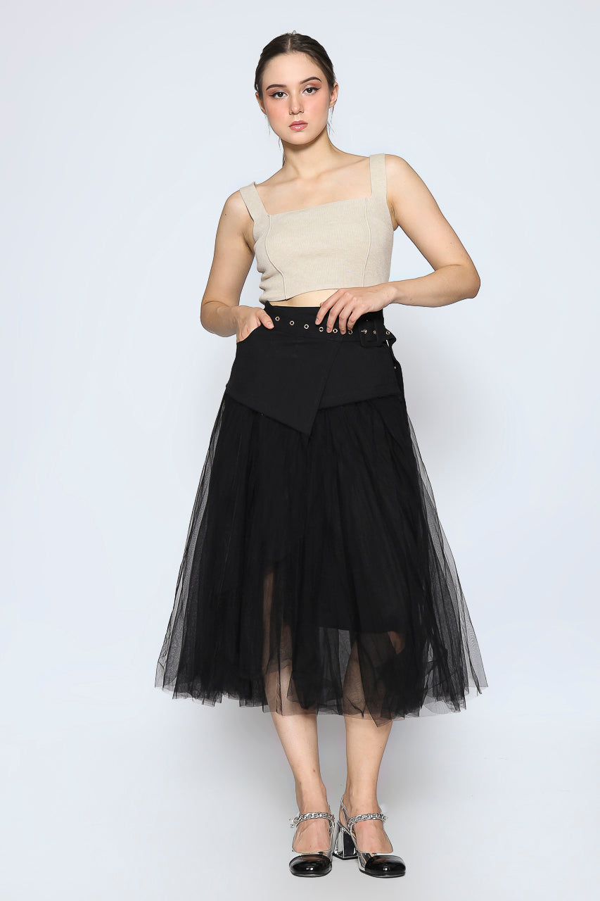 Bloom et Cotton Tutu Skirt with Belt