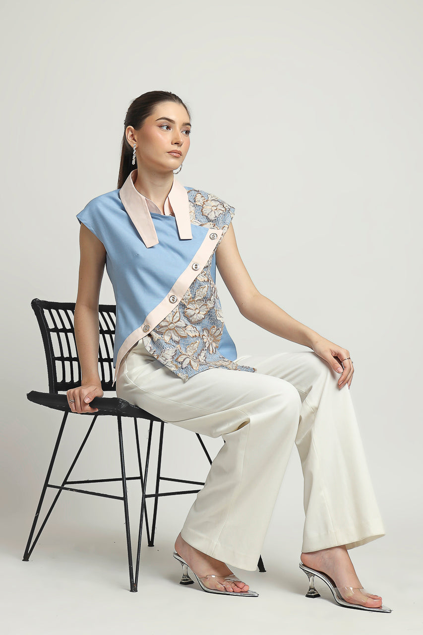 Bloom et Champ Floral Pastel Shirt