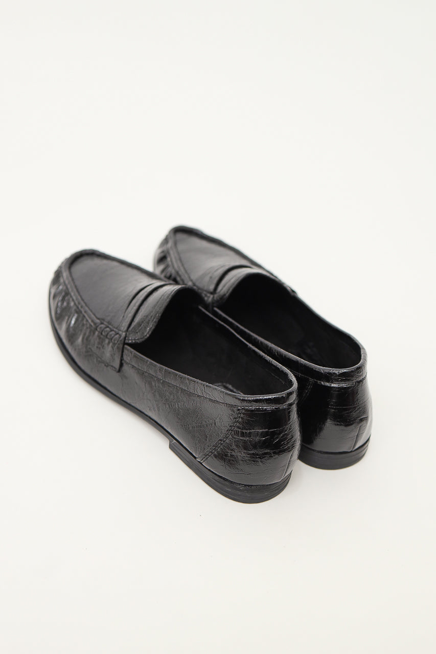 Bloom et Champs Glossy Croco Loafers