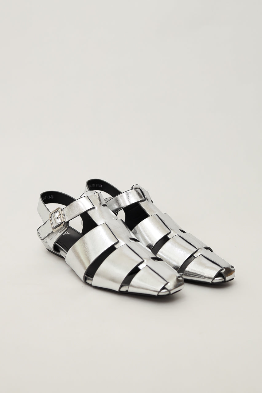 Bloom et Champs SIlver Fisherman Flats