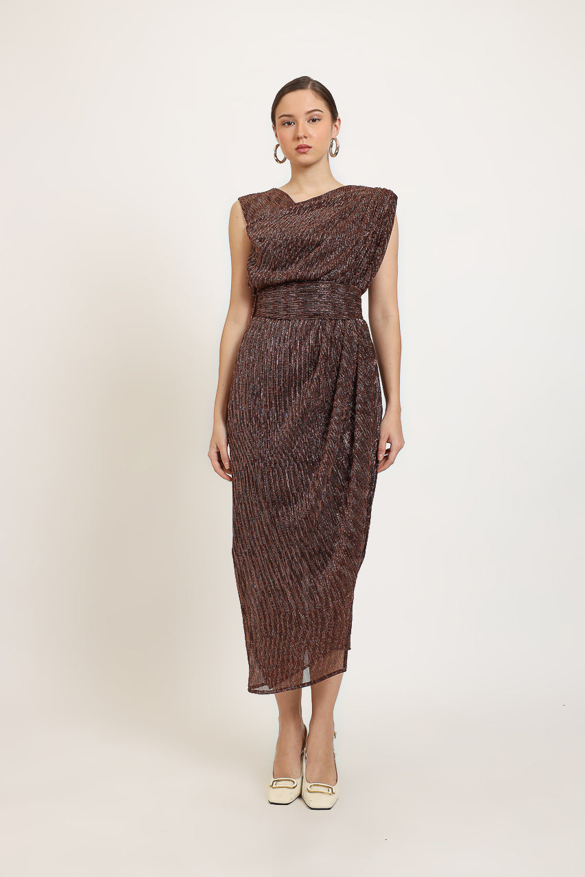 Bloom et Champs Dress Pundak Caramel