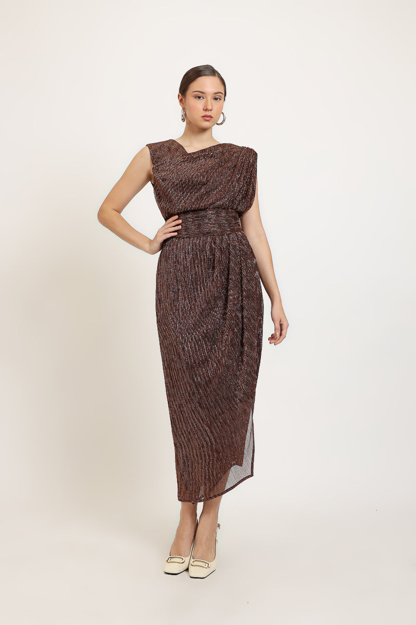 Bloom et Champs Dress Pundak Caramel