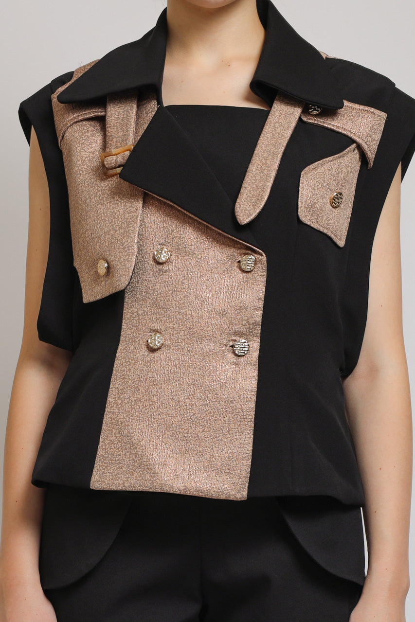 Bloom et Champs Acrylic Blouse