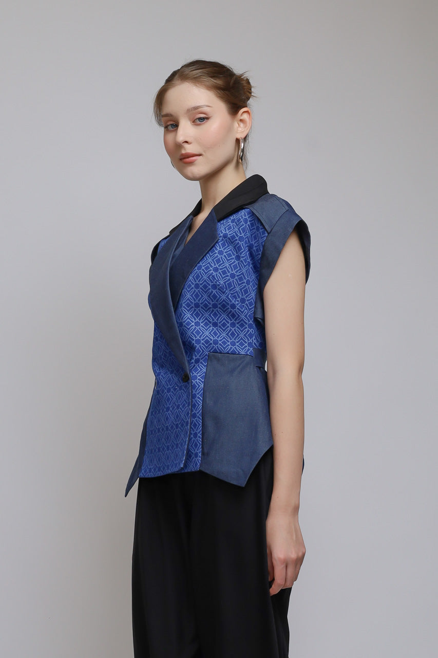 Bloom et Champs Blouse Denim Corak