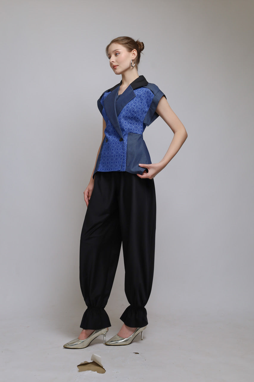 Bloom et Champs Blouse Denim Corak