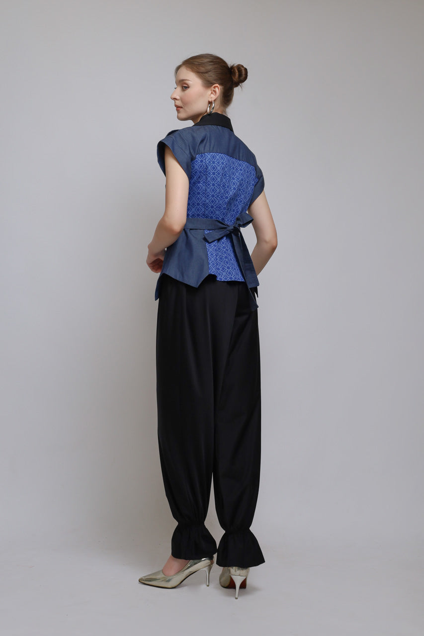 Bloom et Champs Blouse Denim Corak