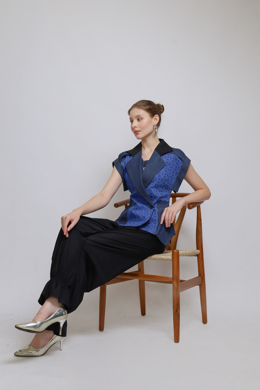 Bloom et Champs Blouse Denim Corak