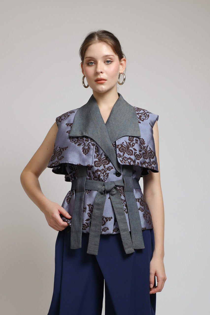 Bloom et Champs ACK Jacquard Blouse