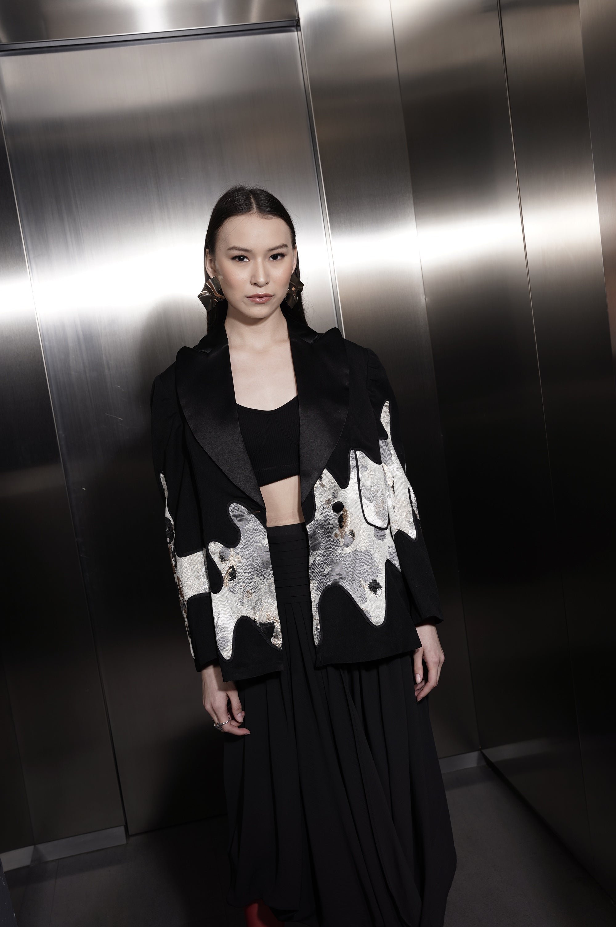 Bloom et Champs New Year Jacquard Blazer