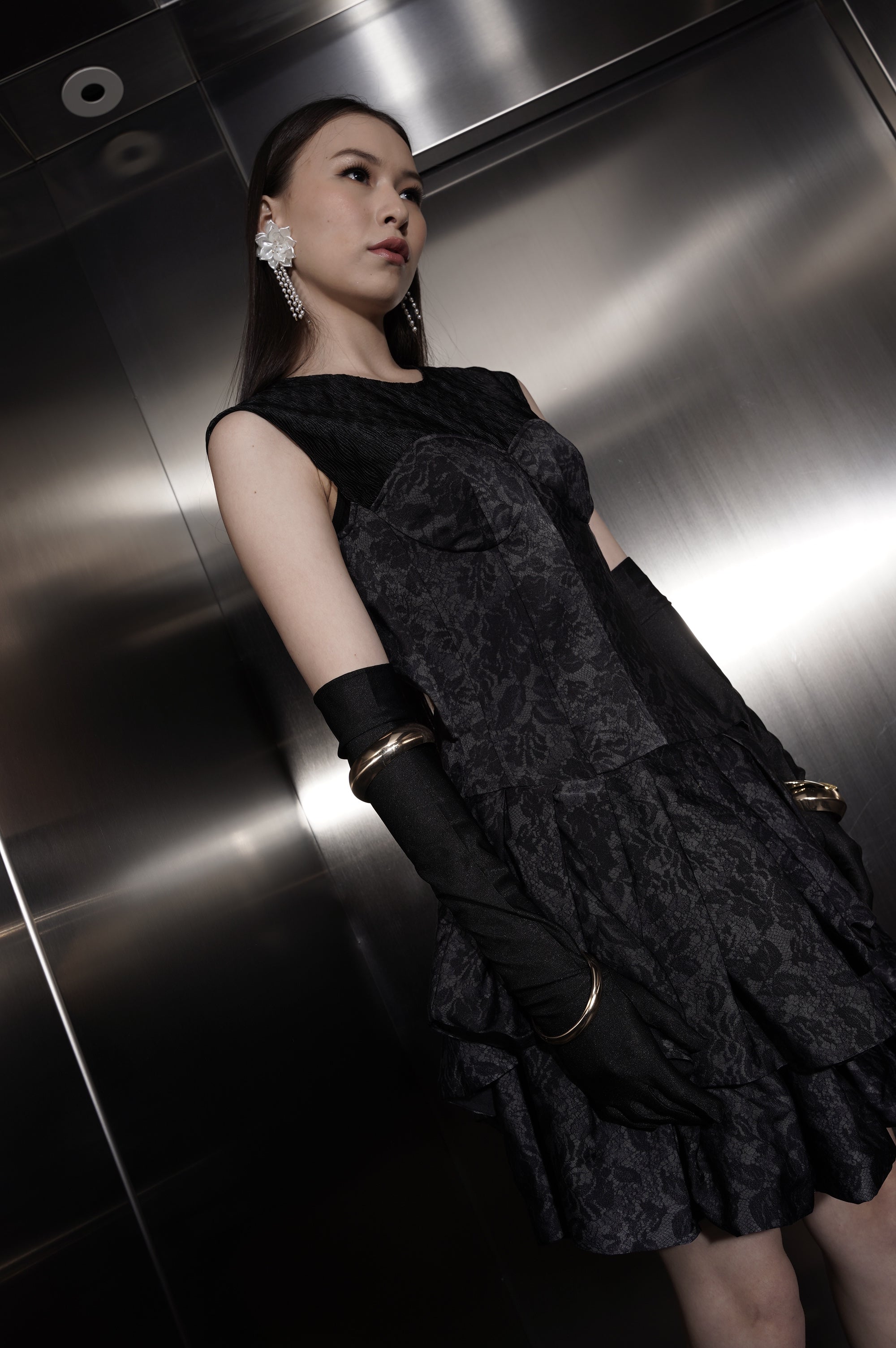 Bloom et Champs ACL Dress in Saten Lace