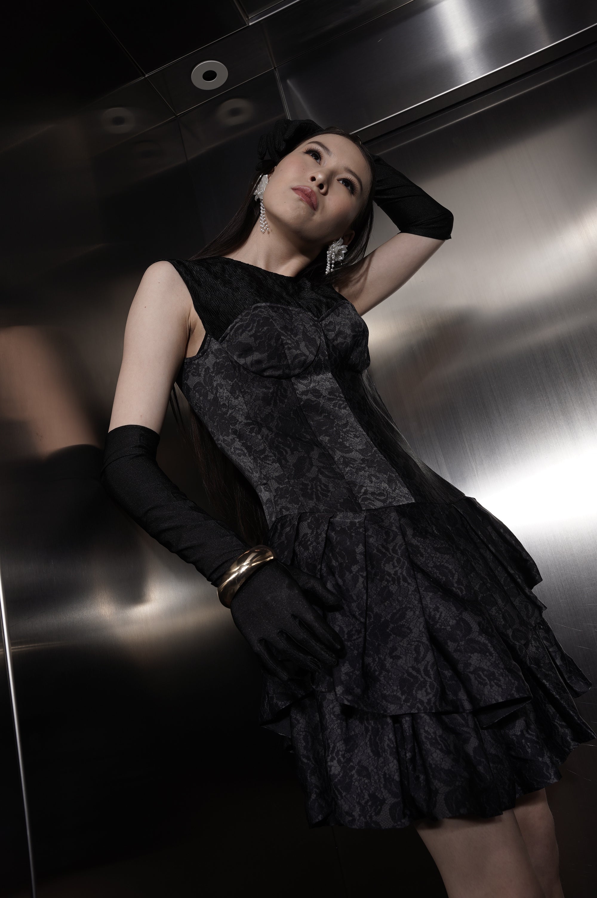 Bloom et Champs ACL Dress in Saten Lace