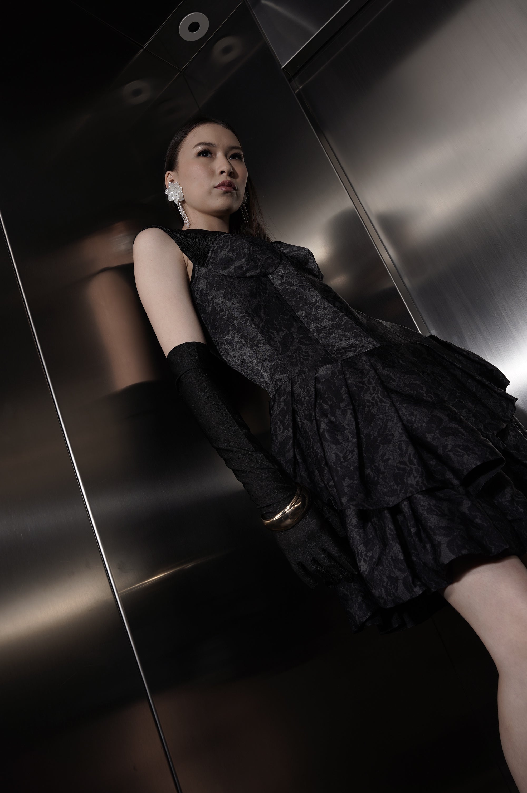 Bloom et Champs ACL Dress in Saten Lace