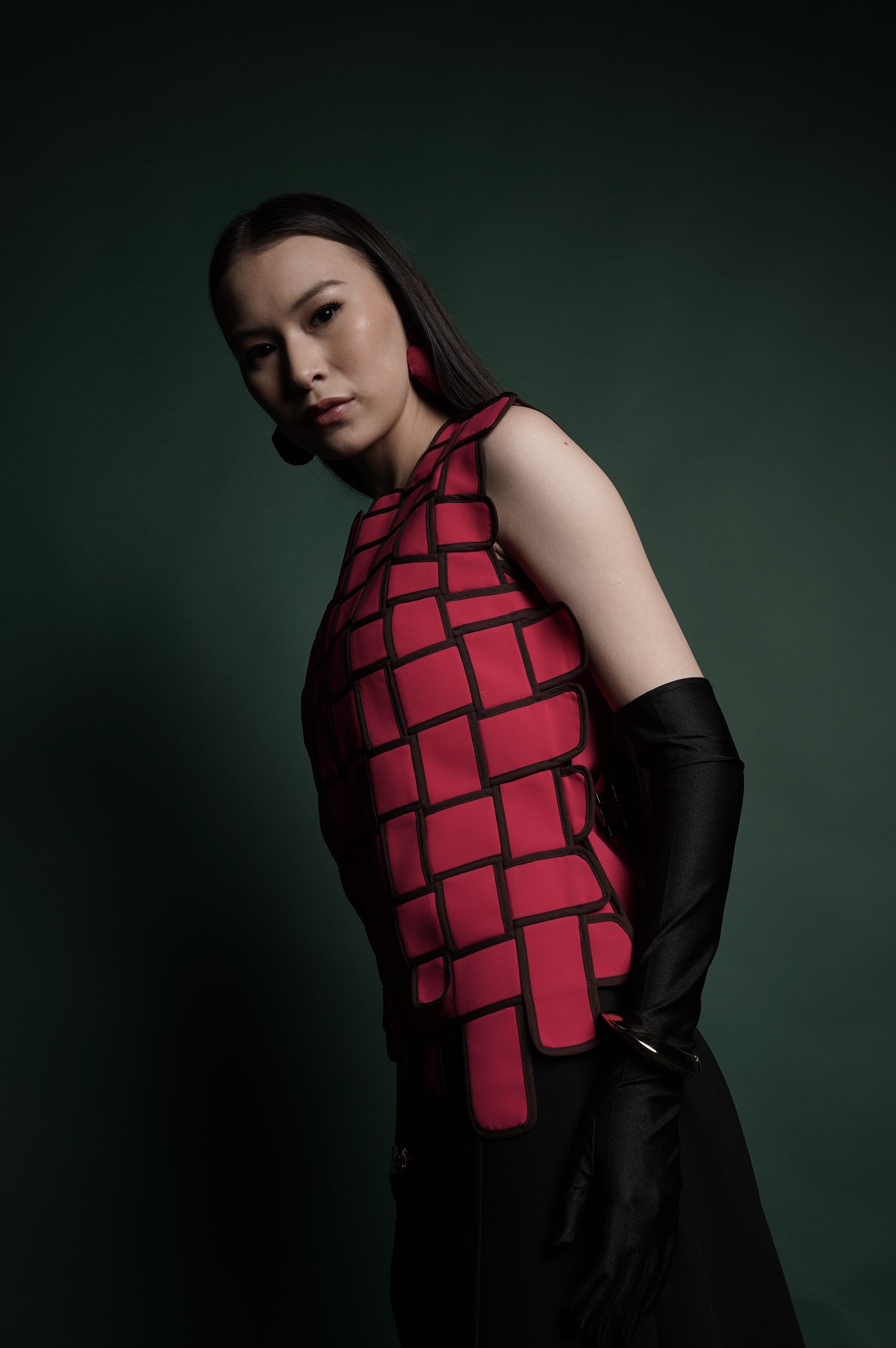 Bloom et Champs Anyam Fuschia Top/Alena Chiffon Pants