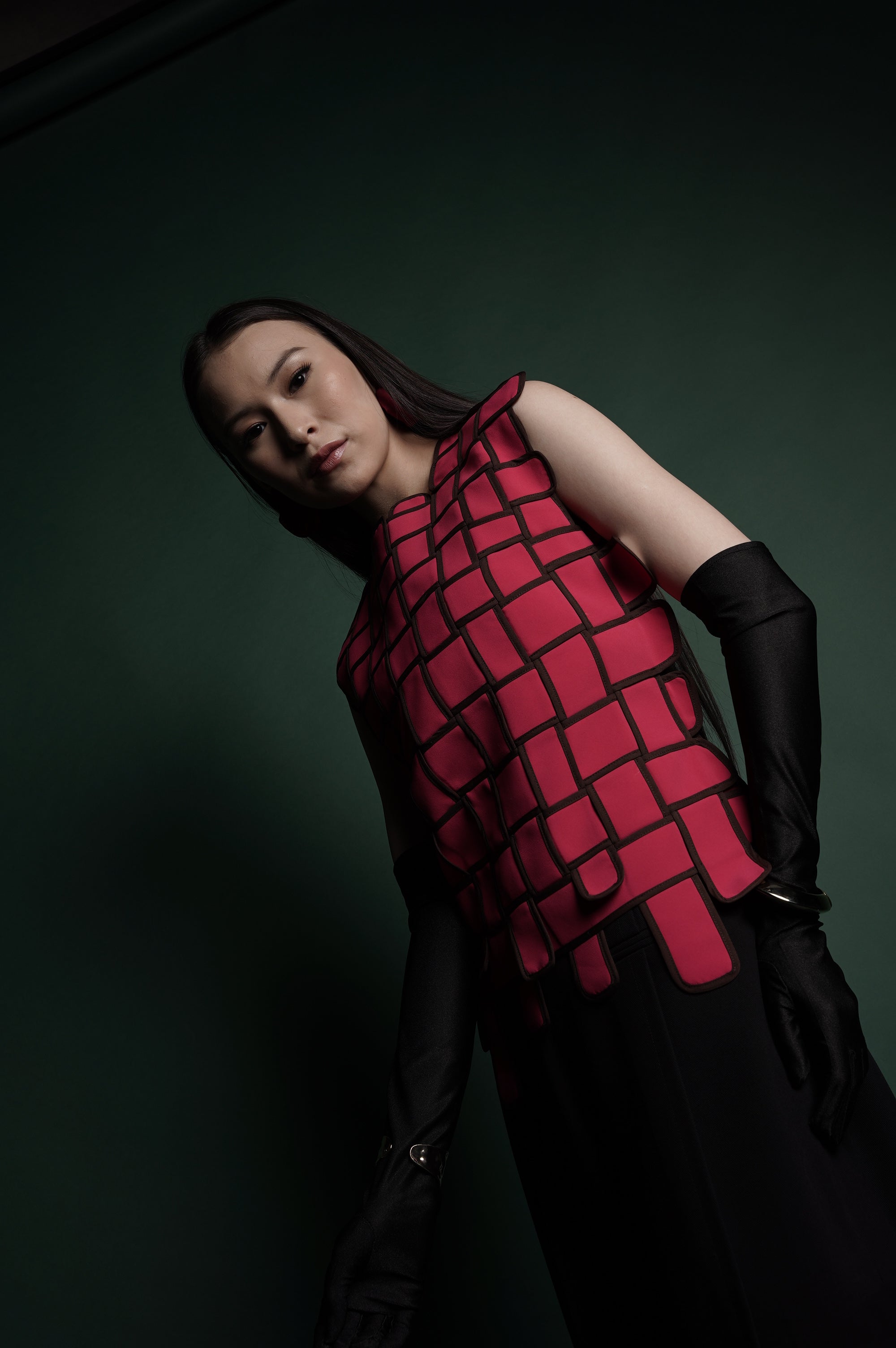 Bloom et Champs Anyam Fuschia Top/Alena Chiffon Pants