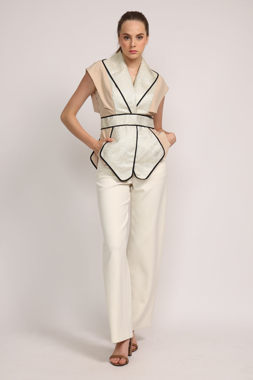 Bloom et Champs Blazer Kipas Beige