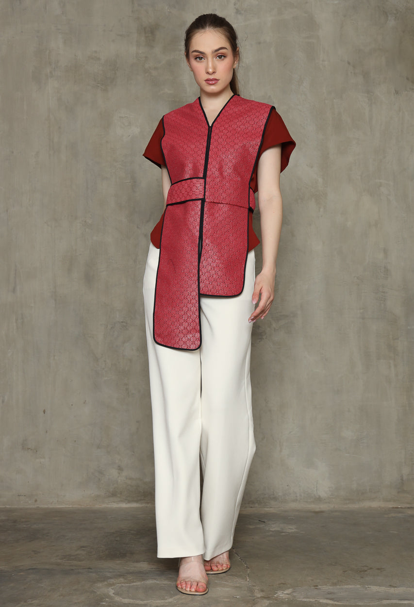 Bloom et Champs Salem List Top in Red