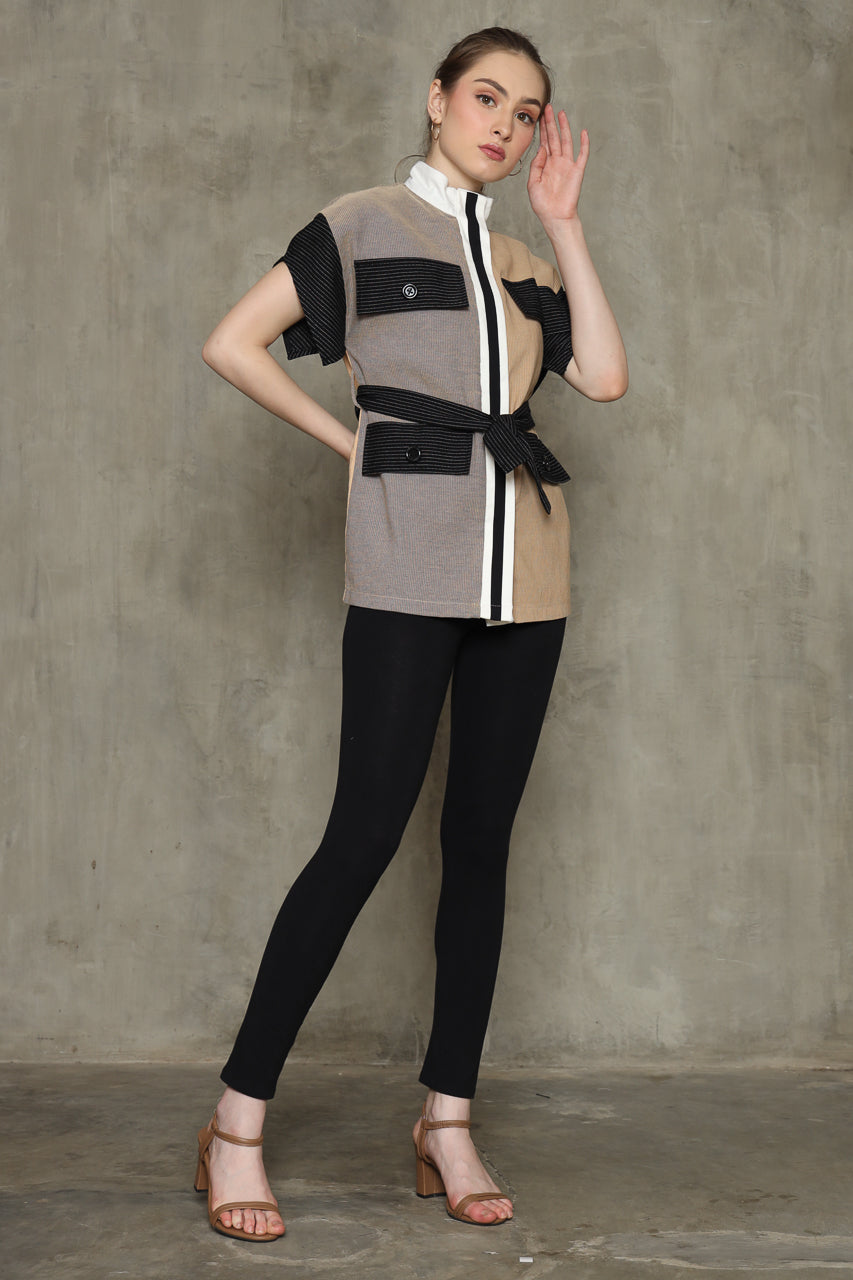 Bloom et Champs Kemeja Color Block