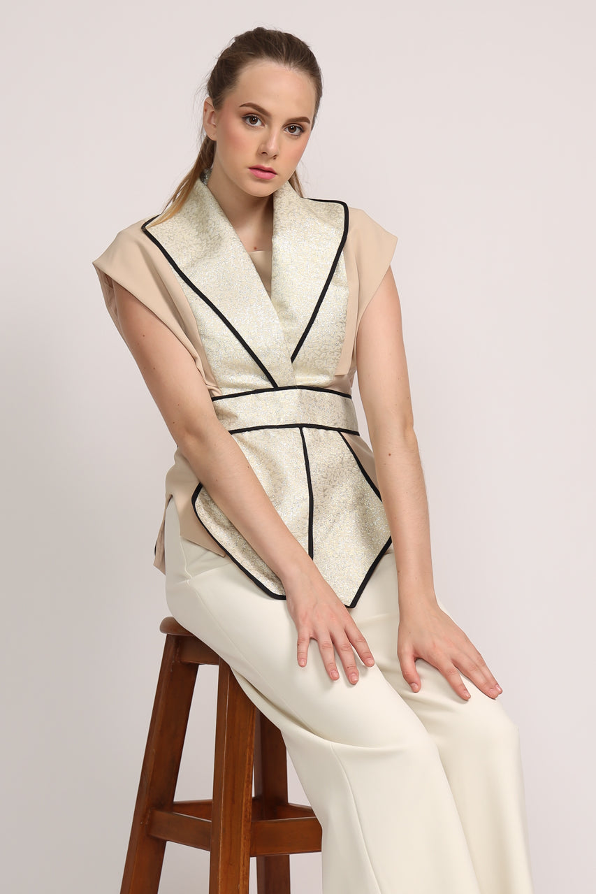 Bloom et Champs Blazer Kipas Beige