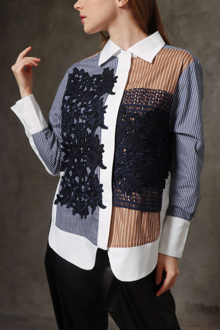 Bloom Kemeja Brukat All Lace