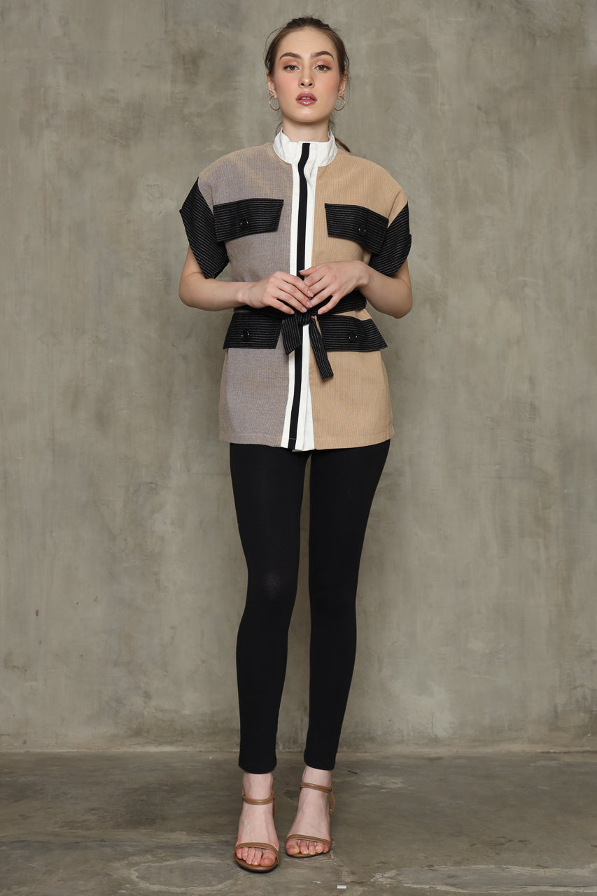 Bloom et Champs Kemeja Color Block