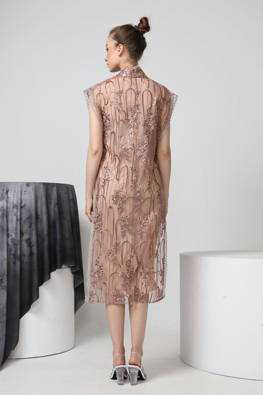 Bloom et Champs Dress Bombay Sequinned