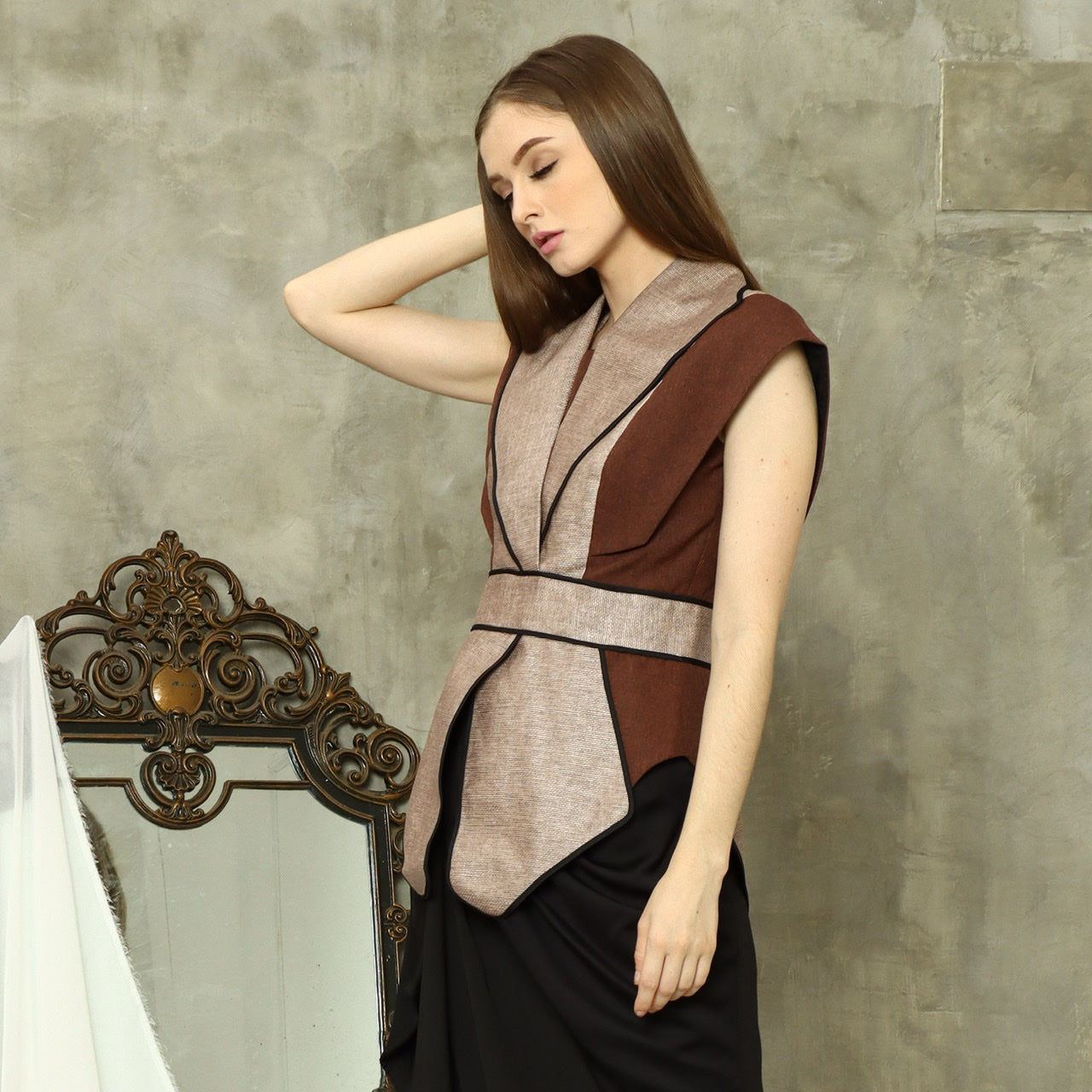 Blazer Kipas Terracotta