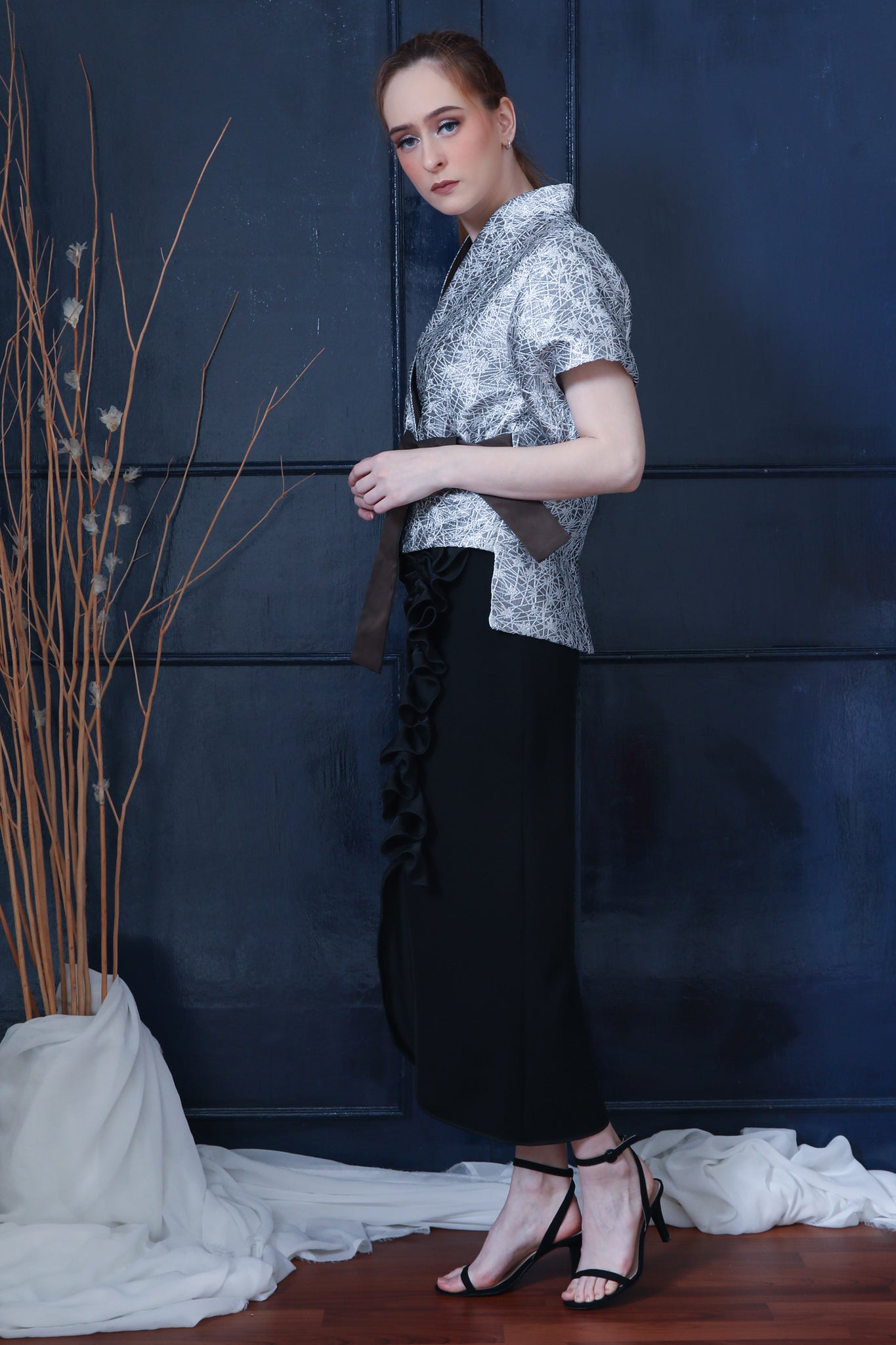 TOP KIMONO GLITTER