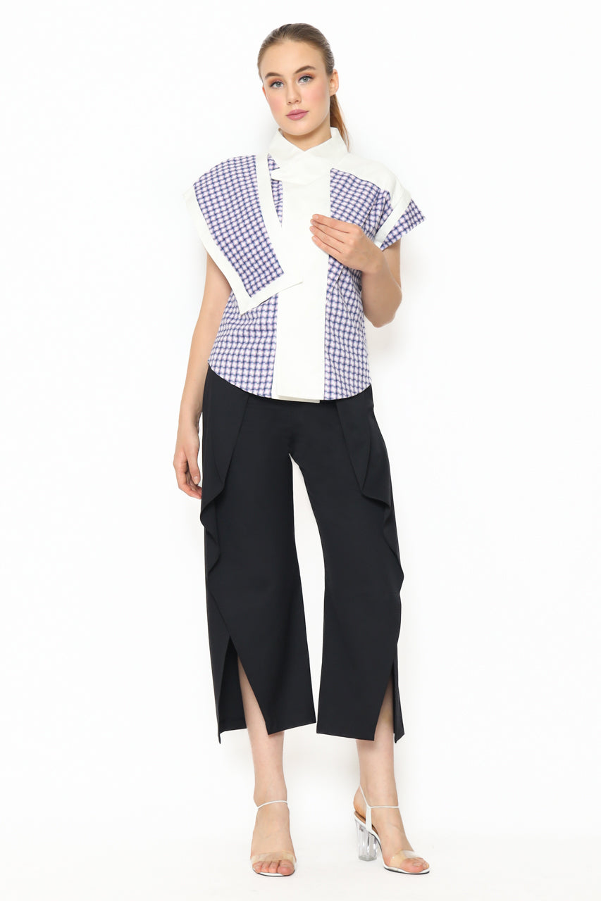 Bloom et Champs Kemeja Kerah Tinggi