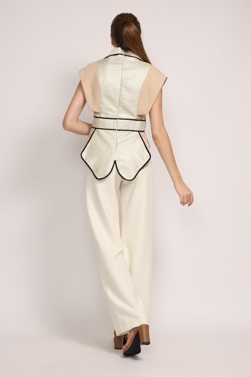 Bloom et Champs Blazer Kipas Beige